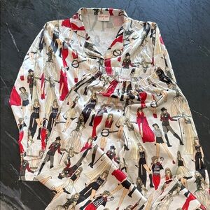 Taylor Swift Silk Pajamas Eras Tour